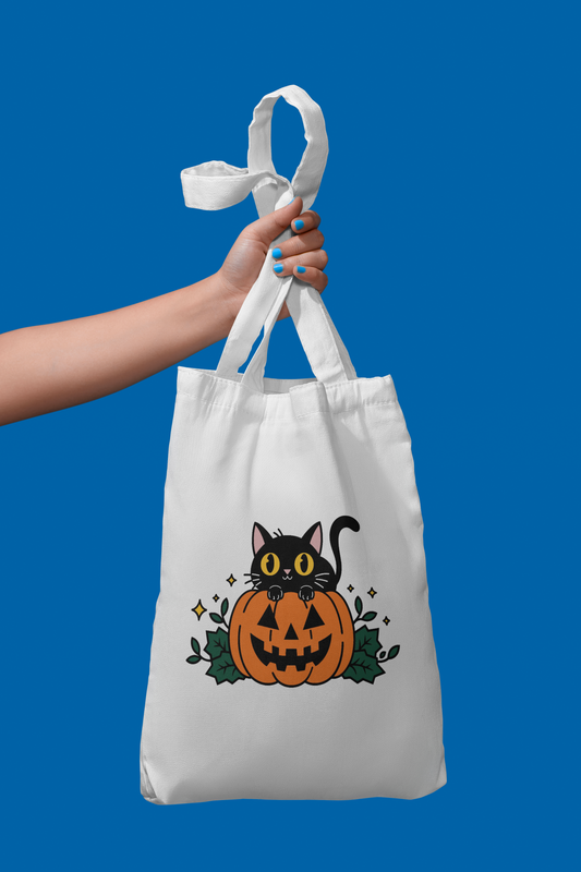 Halloween theme canvas bags