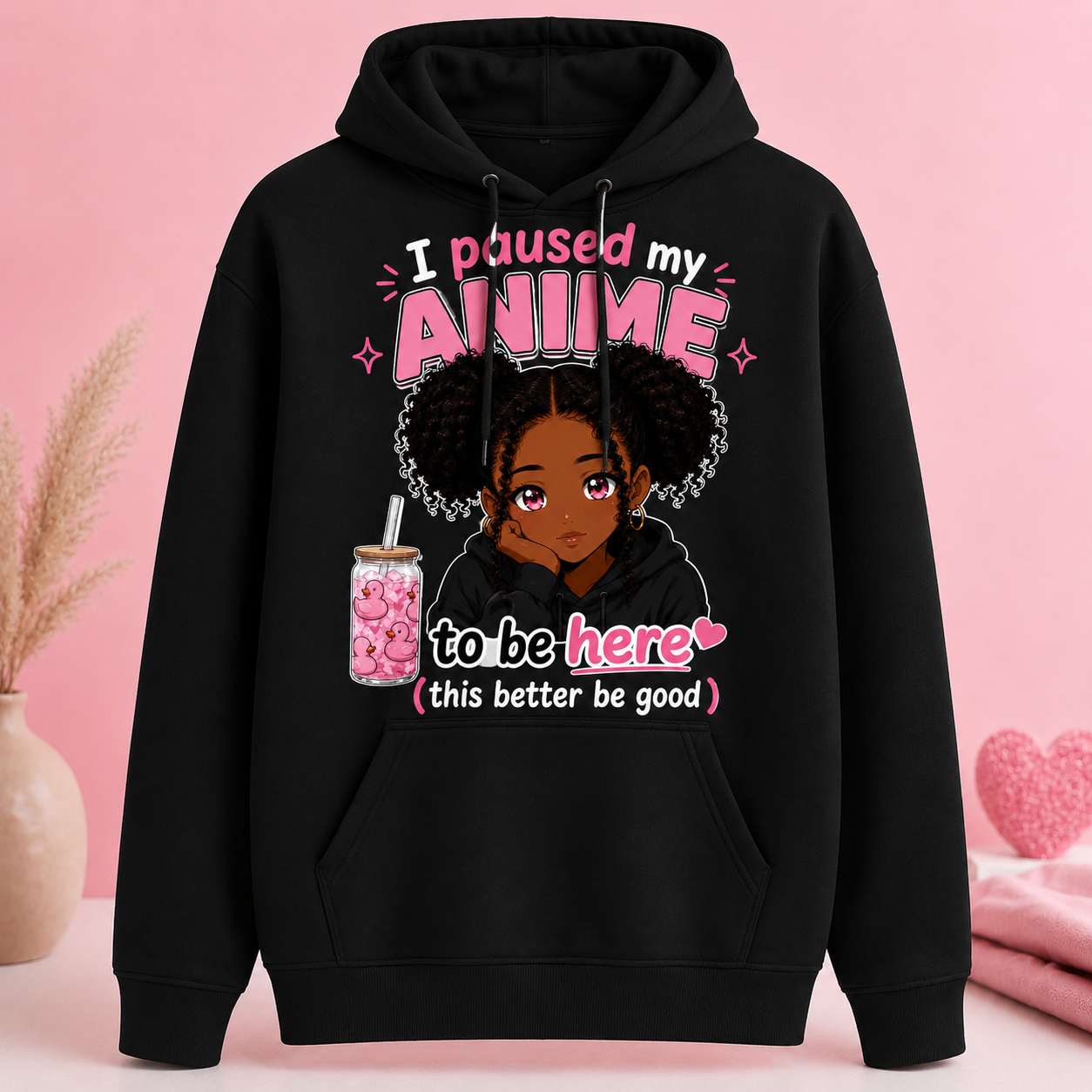 I Paused My Anime Hoodie