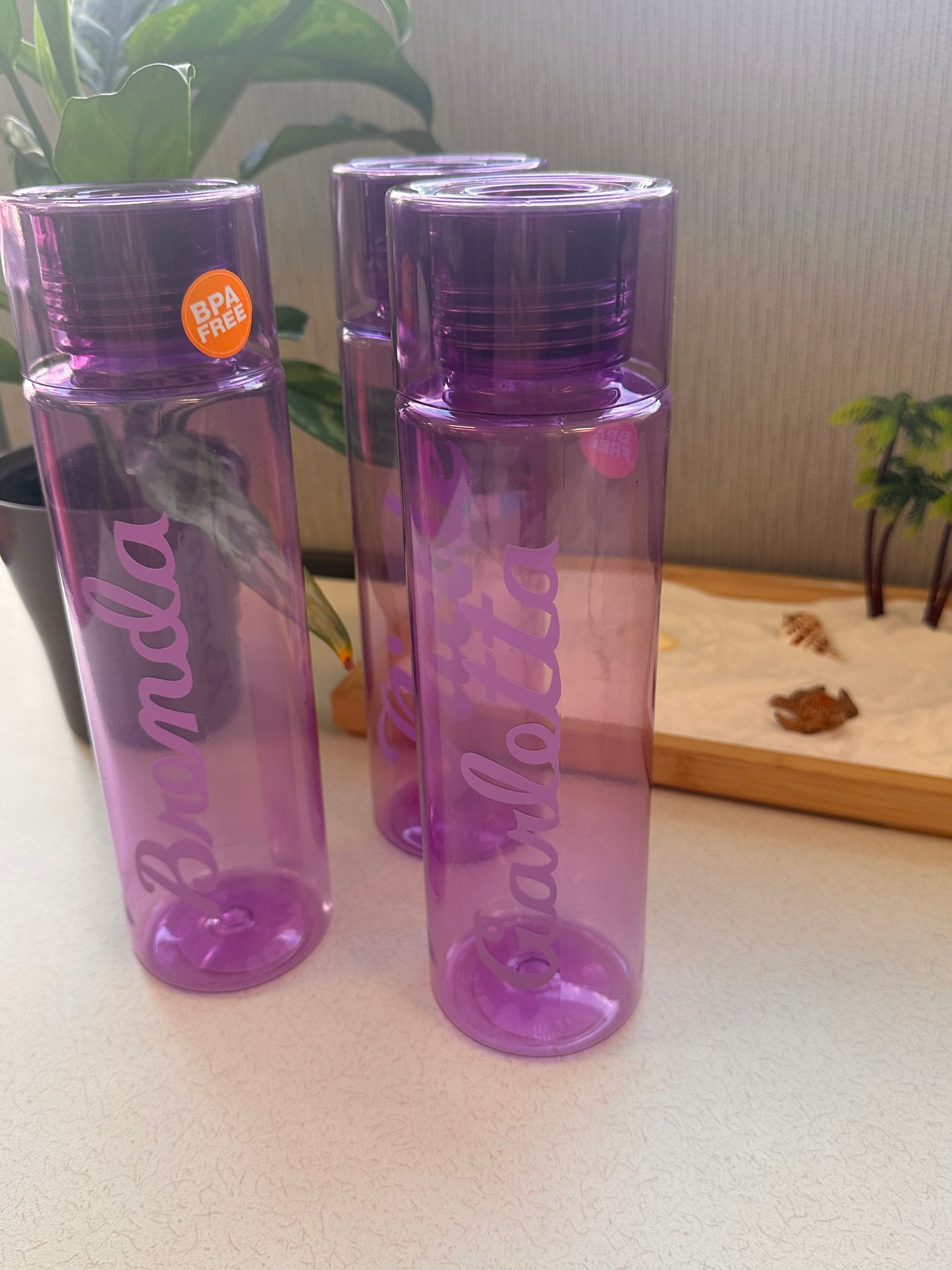 Water bottle personalized item