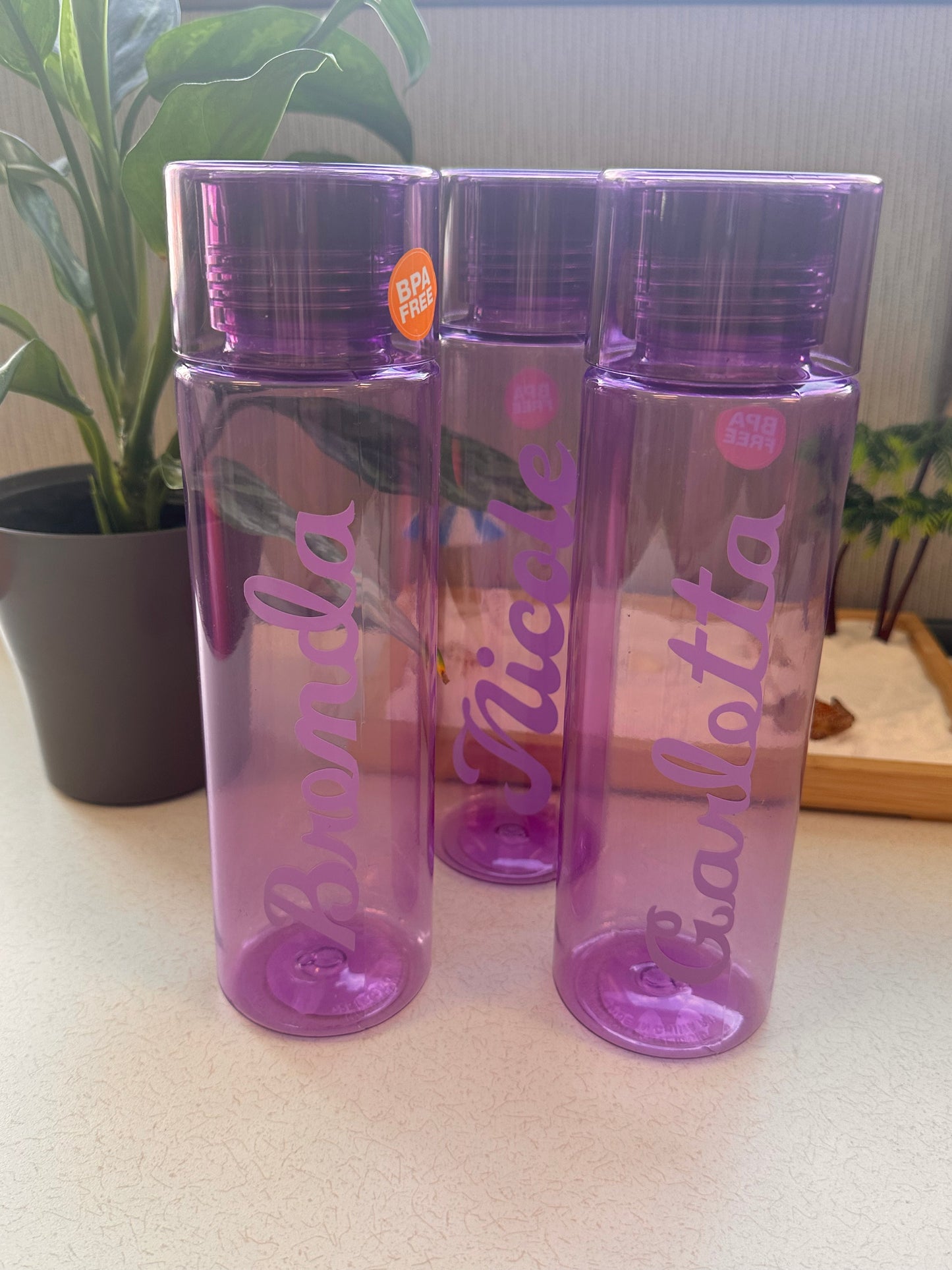 Water bottle personalized item