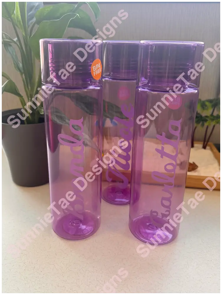 Water bottle personalized item