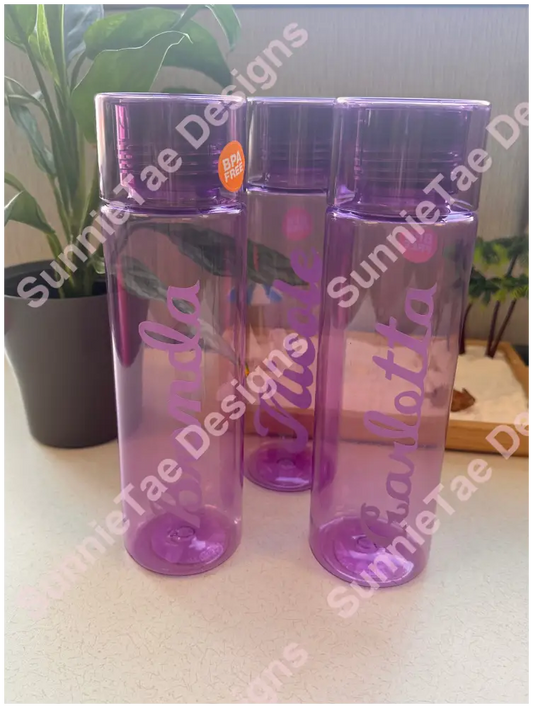 Water bottle personalized item
